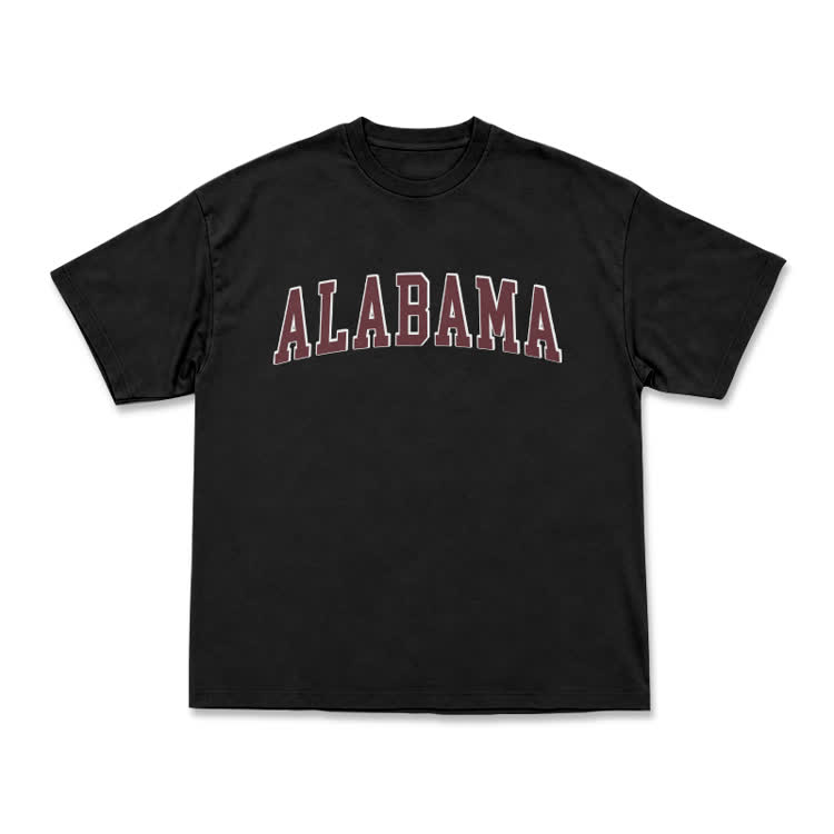 Alabama Graphic Casual T-Shirt - Black - US16-18(2XL) - image 1