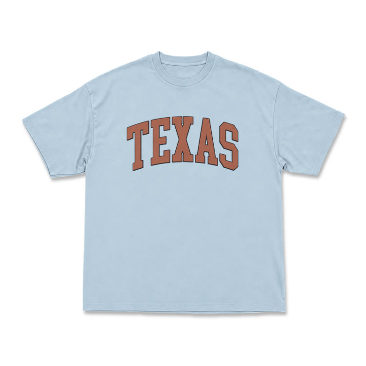 Texas Oversized Short Sleeve T-Shirt - Light Blue - US16-18(2XL) - image 2