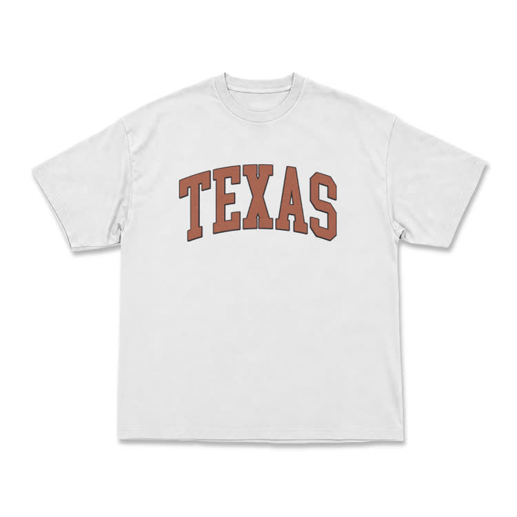 Texas Oversized Short Sleeve T-Shirt - White - US16-18(2XL) - image 1
