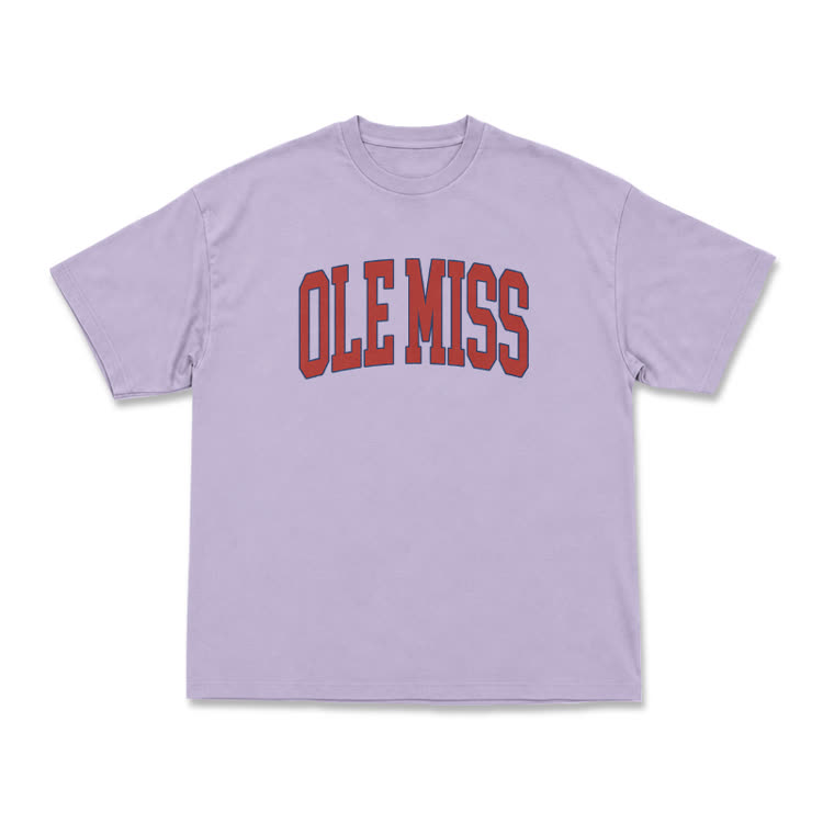 Vintage Collegiate OLE MISS Oversized Graphic T-Shirt - Purple - US16-18(2XL) - image 2