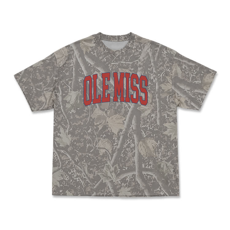 Classic OLE MISS Camo T-Shirt - Olive Green - 8XL - image 2