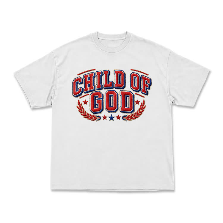 Child of God Varsity Crest T-Shirt - White - US16-18(2XL) - image 2