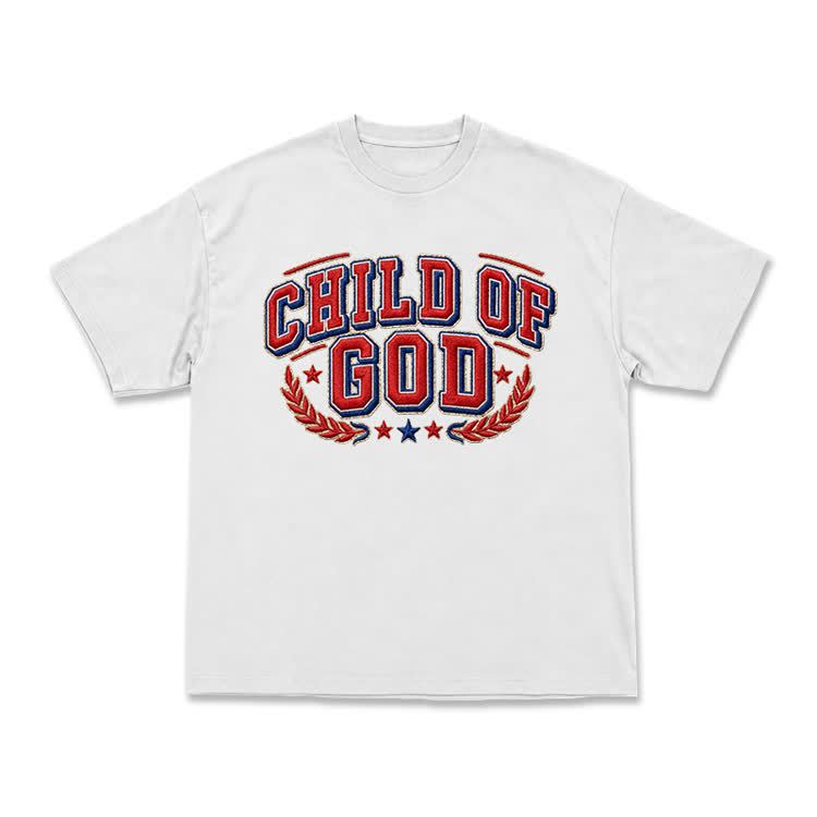 Child of God Varsity Crest T-Shirt - White - US16-18(2XL) - image 2