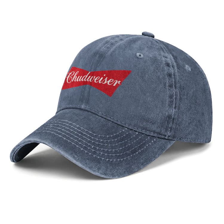 Casual Chudweiser Graphic Print Washed Cap - image 7