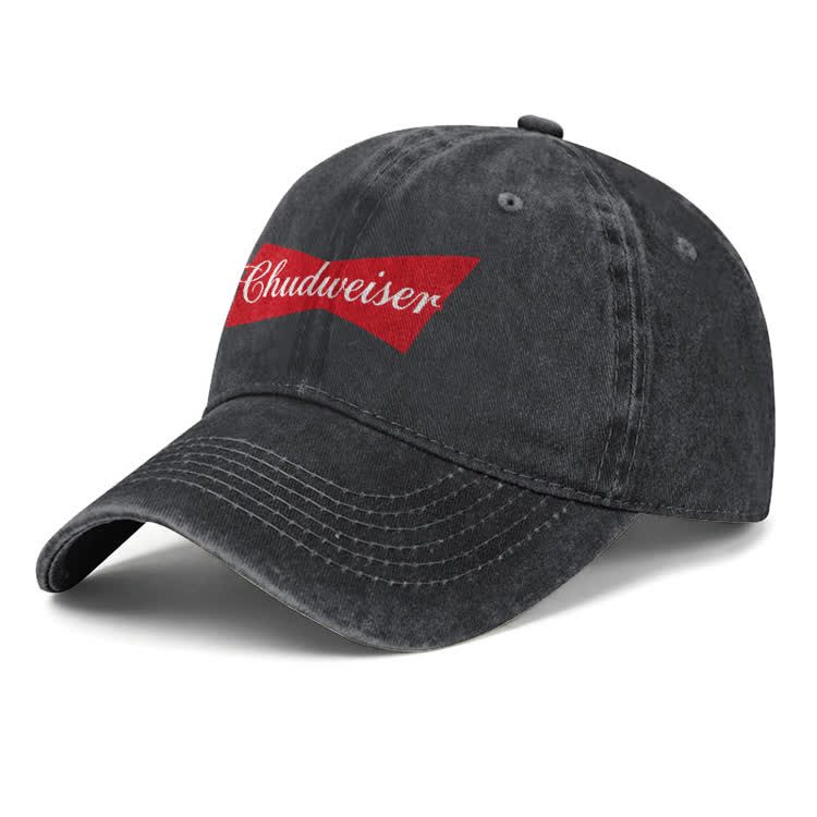Casual Chudweiser Graphic Print Washed Cap - image 6