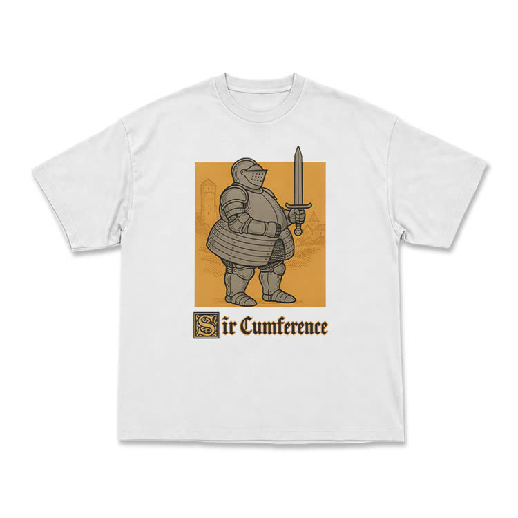 Sir Cumference Vintage Knight Graphic T-Shirt - White - US16-18(2XL) - image 1