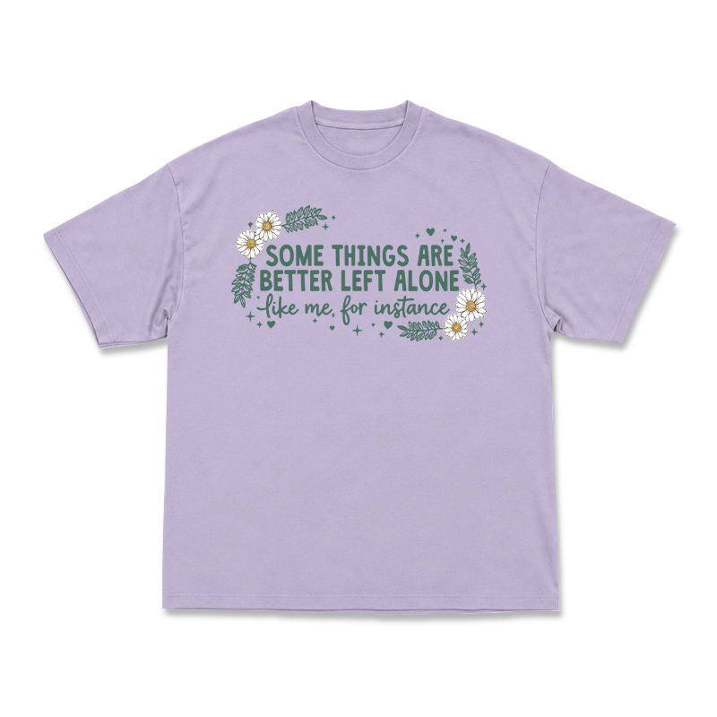 Some Things Are Better Left Alone Graphic T-Shirt - Purple - US16-18(2XL) - image 10