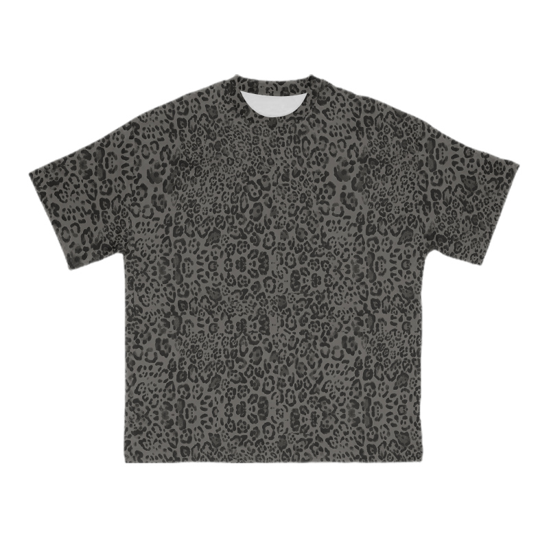 Street Leopard Print T-Shirt - Black - 3XL - image 2