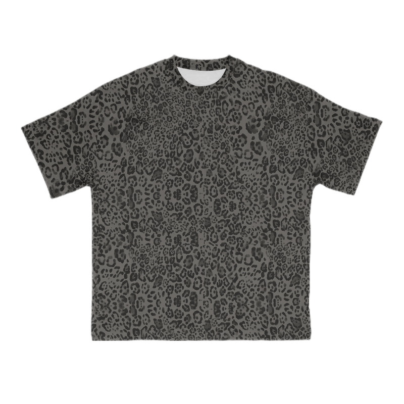 Street Leopard Print T-Shirt - Black - 3XL - image 2