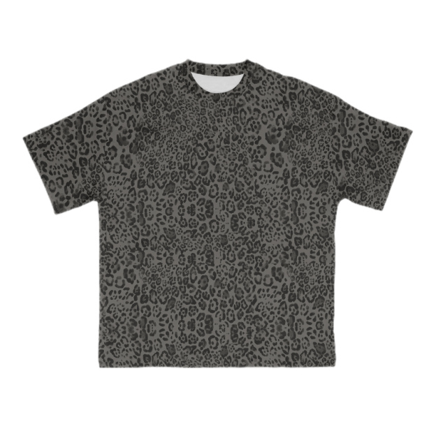 Street Leopard Print T-Shirt - Black - 3XL - image 2