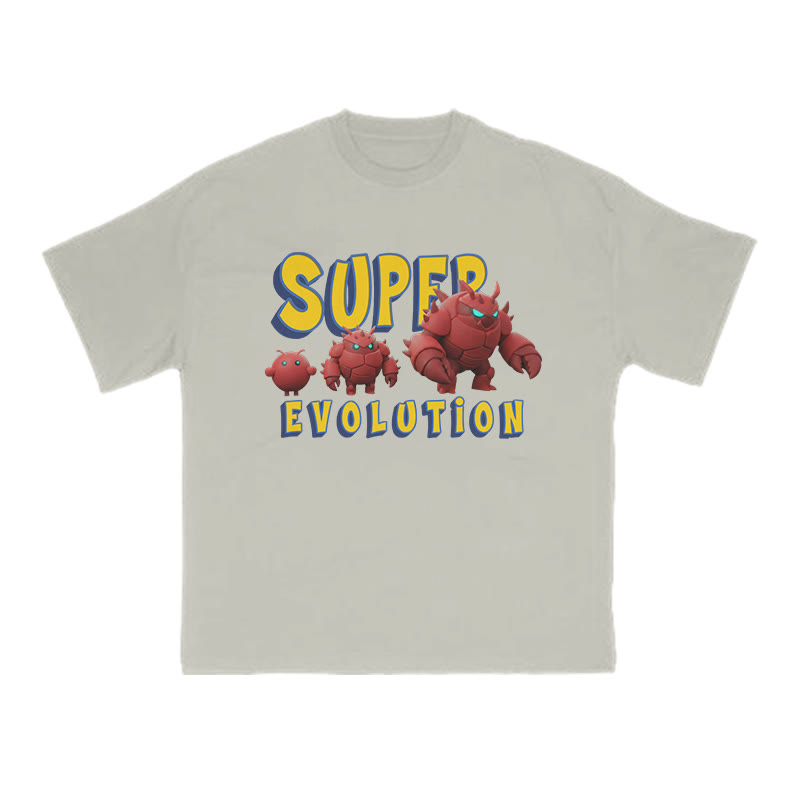 Super Evolution Of The Lobster Print T-shirt - Warm Grey - US16-18(2XL) - image 4