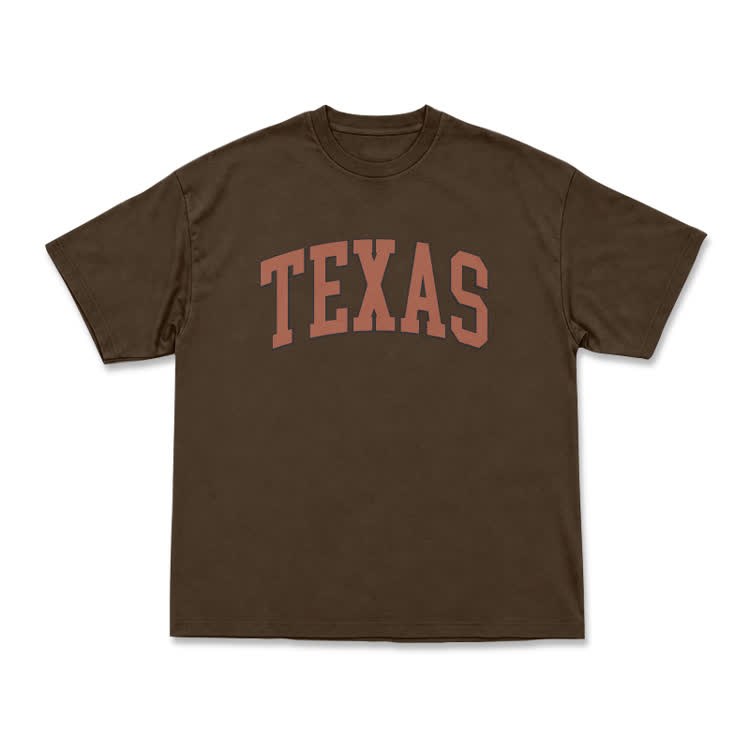 Texas Oversized Short Sleeve T-Shirt - Coffee - US16-18(2XL) - image 7