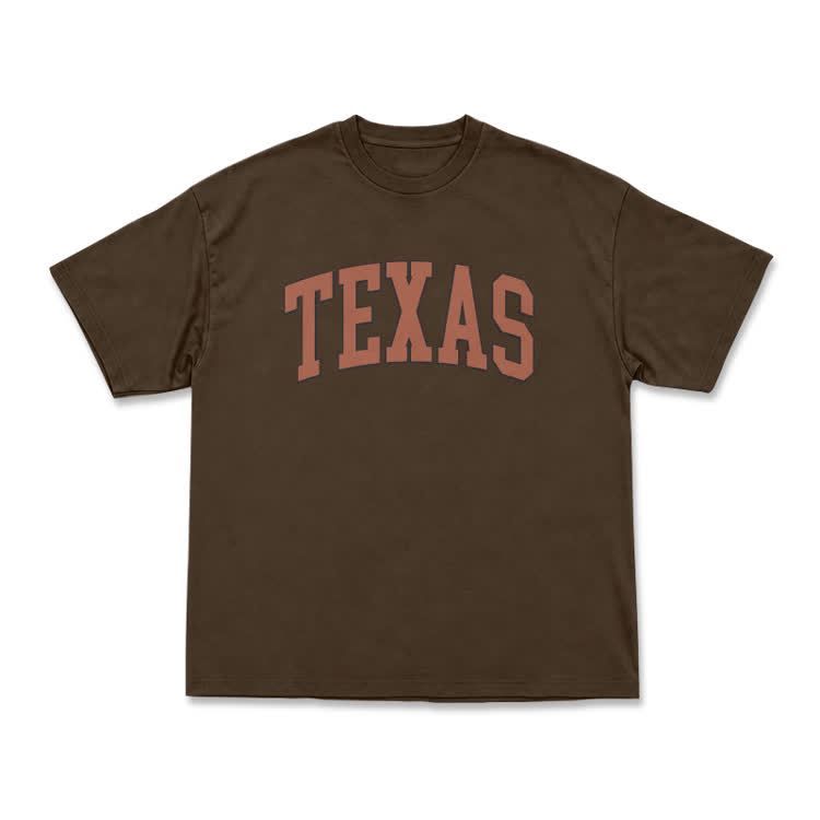 Texas Oversized Short Sleeve T-Shirt - Coffee - US16-18(2XL) - image 7