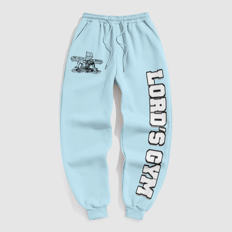 100% Cotton Lord's Gym Print Pants