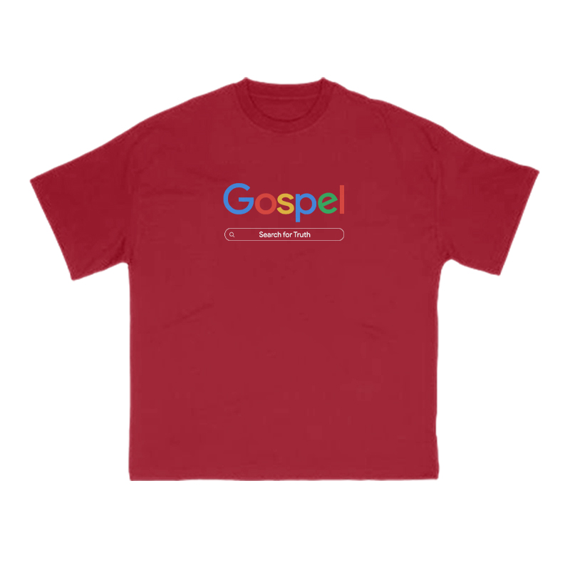 Gospel Rainbow Print T-shirt - Red - US16-18(2XL) - image 9