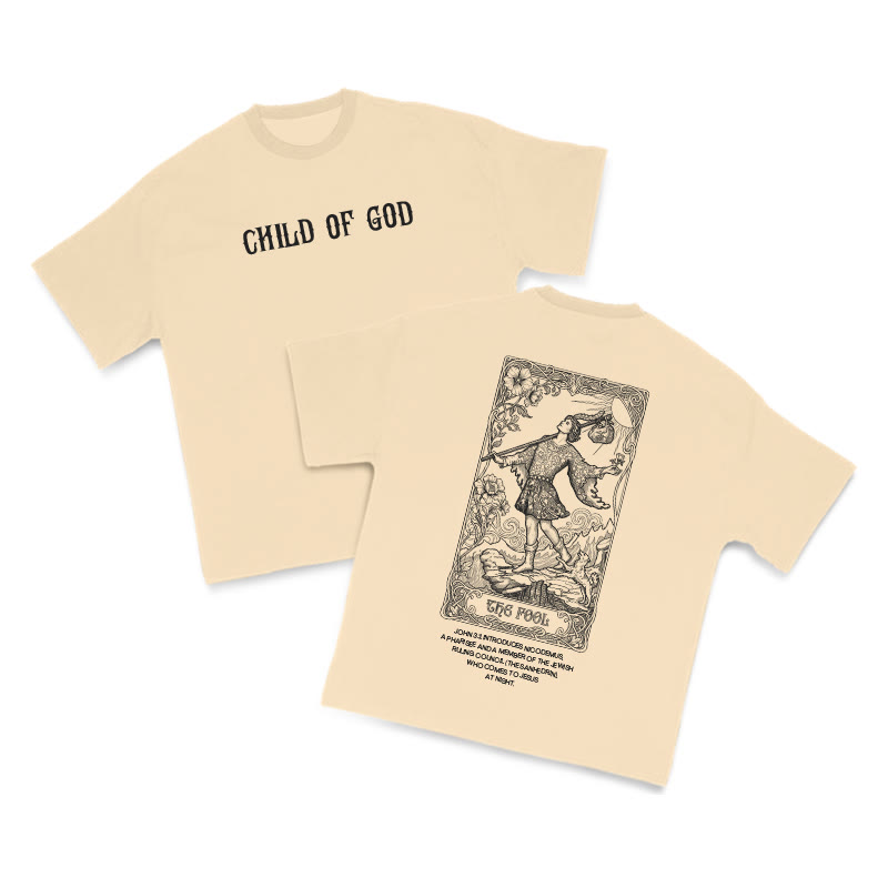 Child Of God Tarot The Fool Print T-shirt - Apricot - US16-18(2XL) - image 5