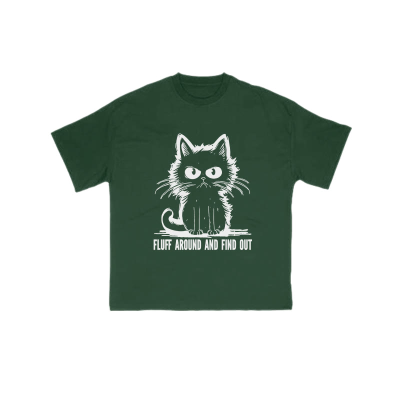 Fluff Around And Find Out Print T-shirt - Green - US16-18(2XL) - image 8