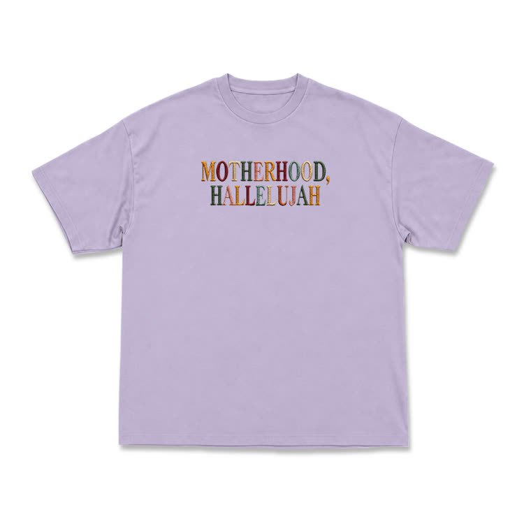 Vintage MOTHERHOOD.HALLELUJAH Graphic T-Shirt - Purple - US16-18(2XL) - image 9