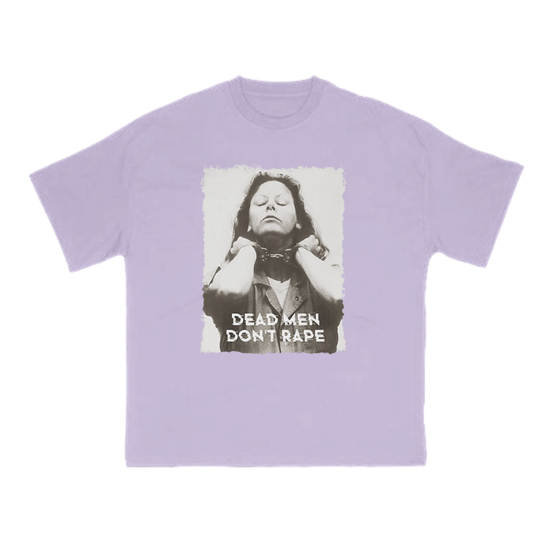 Dead Men Don't Rape Print T-shirt - Purple - US16-18(2XL) - image 10