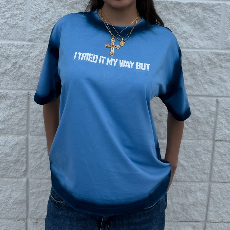 God's Way Is Better Creative Contrast Color Print T-shirt - image 7