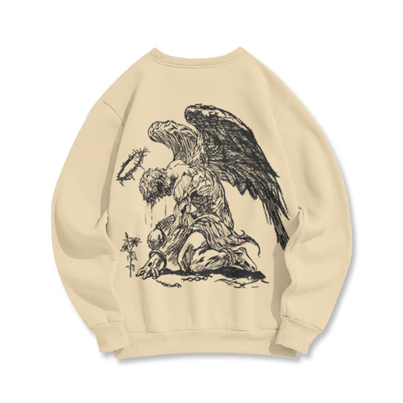 Unisex 100% Cotton Jesus Is King Flower Of Hope Print Sweatshirt - image 7