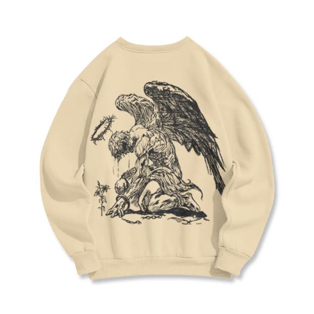 Unisex 100% Cotton Jesus Is King Flower Of Hope Print Sweatshirt - image 7