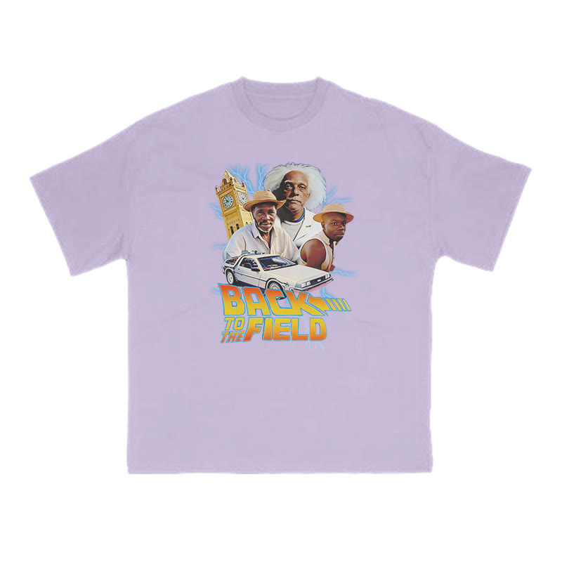 Back To The Field Print T-shirt - Purple - US16-18(2XL) - image 10