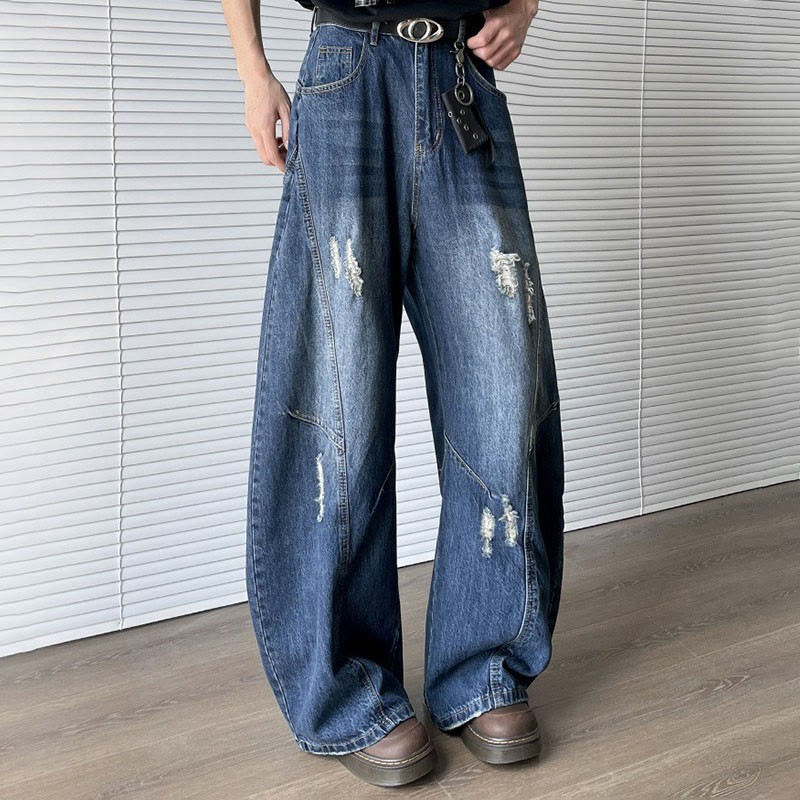 Distressed Washed Jeans - image 3