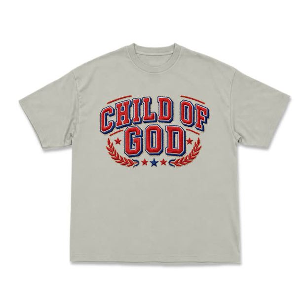 Child of God Varsity Crest T-Shirt - Warm Grey - US16-18(2XL) - image 7