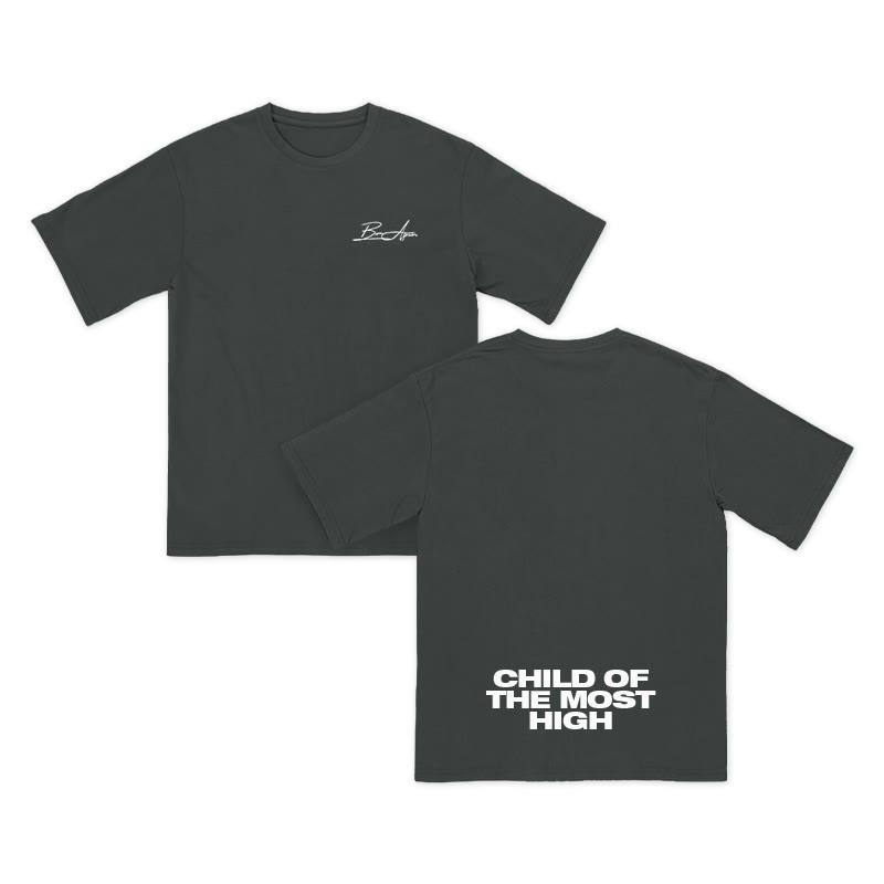 Unisex 100% Cotton Child Of The Most High Print T-shirt