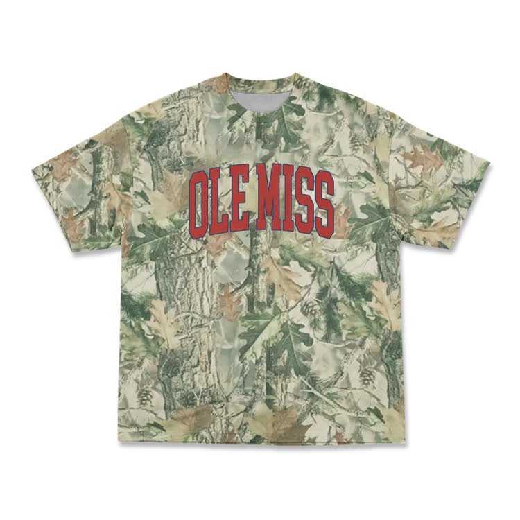 Classic OLE MISS Camo T-Shirt - Green - 8XL - image 3