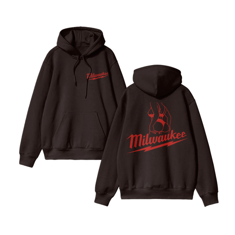 Milwaukee Print Hoodie - Coffee - US16-18(2XL) - image 6