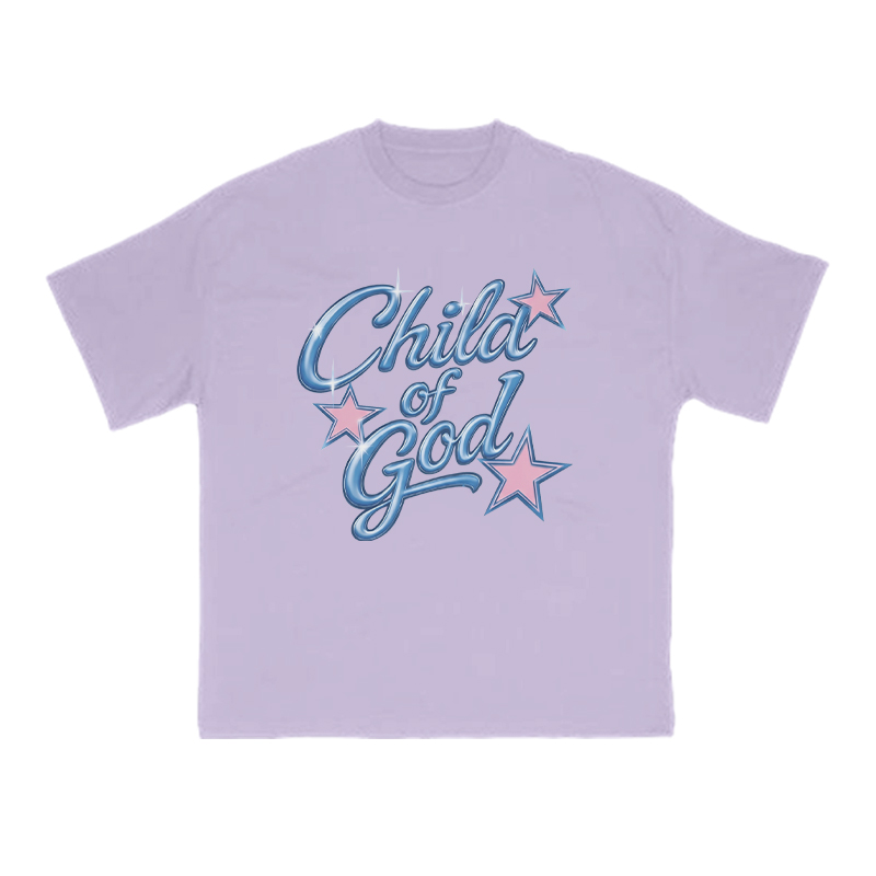 Child Of God Star Print T-shirt - Purple - US16-18(2XL) - image 12