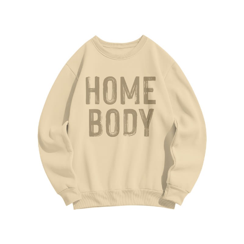 Home Body Print Sweatshirt - Apricot - US16-18(2XL) - image 4