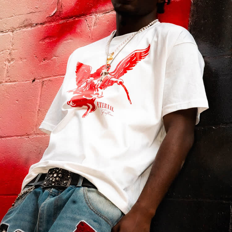 The Angel Of The Lord Print T-shirt - image 5