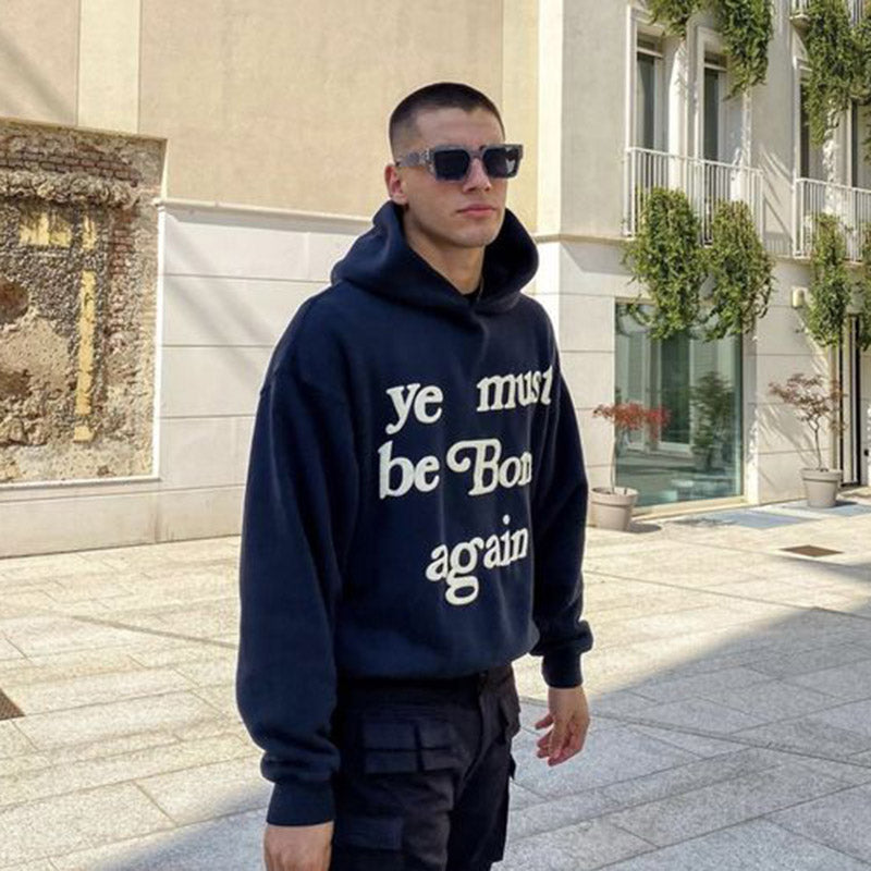 Ye Must Be Born Again Print Hoodie