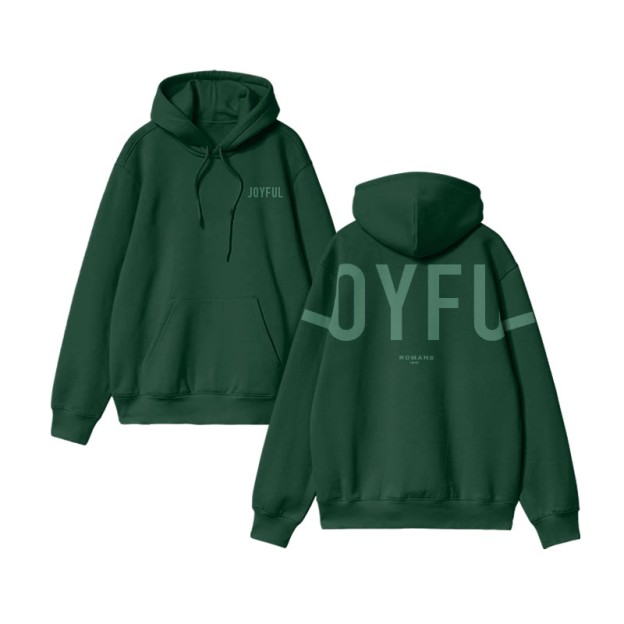 Unisex Joyful Romans 12:12 Print Hoodie - image 8