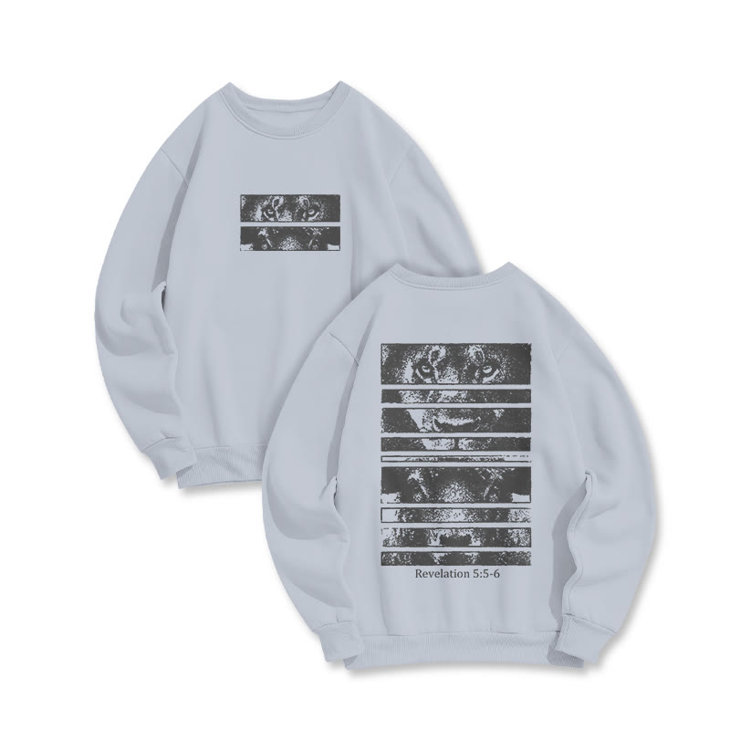 Revelation 5:5-6 Print Sweatshirt - Grey - US16-18(2XL) - image 5
