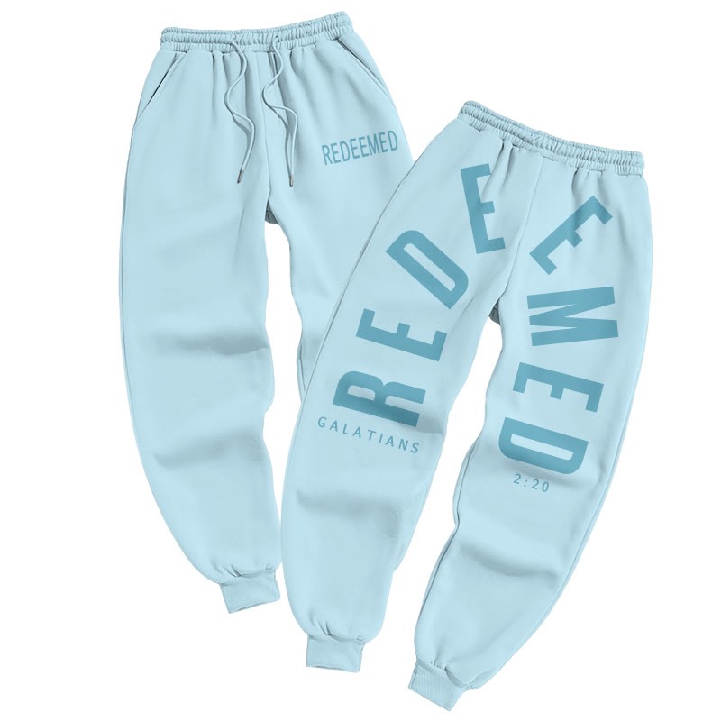 Redeemed Galatians 2:20 Print Pants - Blue - US16-18(2XL) - image 7