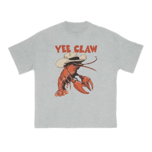 Yee Claw Print T-shirt - Grey - US16-18(2XL) - image 4