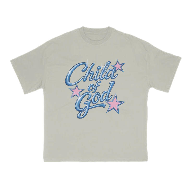 Child Of God Star Print T-shirt - Warm Grey - US16-18(2XL) - image 5