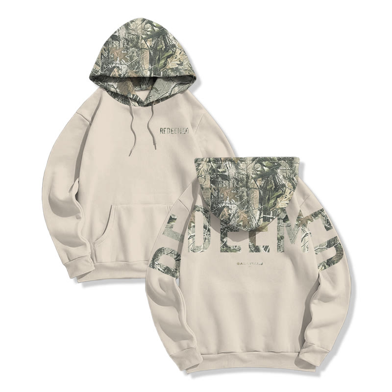 Redeemed Galatians 2:20 Dead Leaves Camouflage Print Hoodie - image 10
