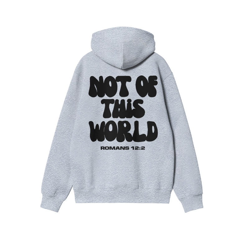 Not Of This World Print Hoodie - Grey - US16-18(2XL) - image 7