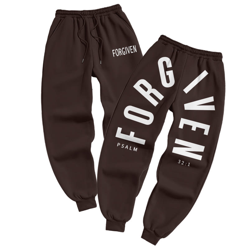 Forgiven Psalm 32:1 Print Pants - Coffee - US16-18(2XL) - image 5