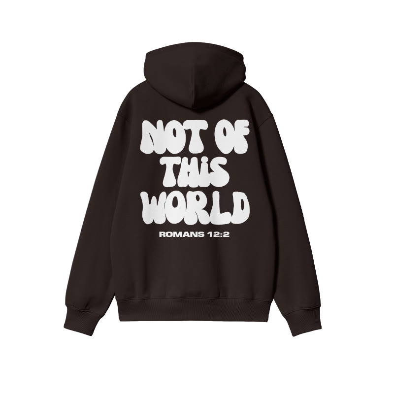 Not Of This World Print Hoodie - Coffee - US16-18(2XL) - image 9