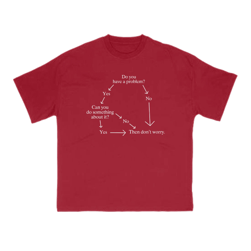 Do You Have A Problem Print T-shirt - Red - US16-18(2XL) - image 10