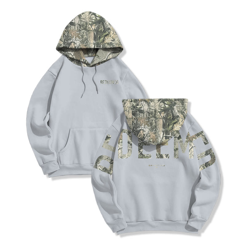 Redeemed Galatians 2:20 Dead Leaves Camouflage Print Hoodie - image 8