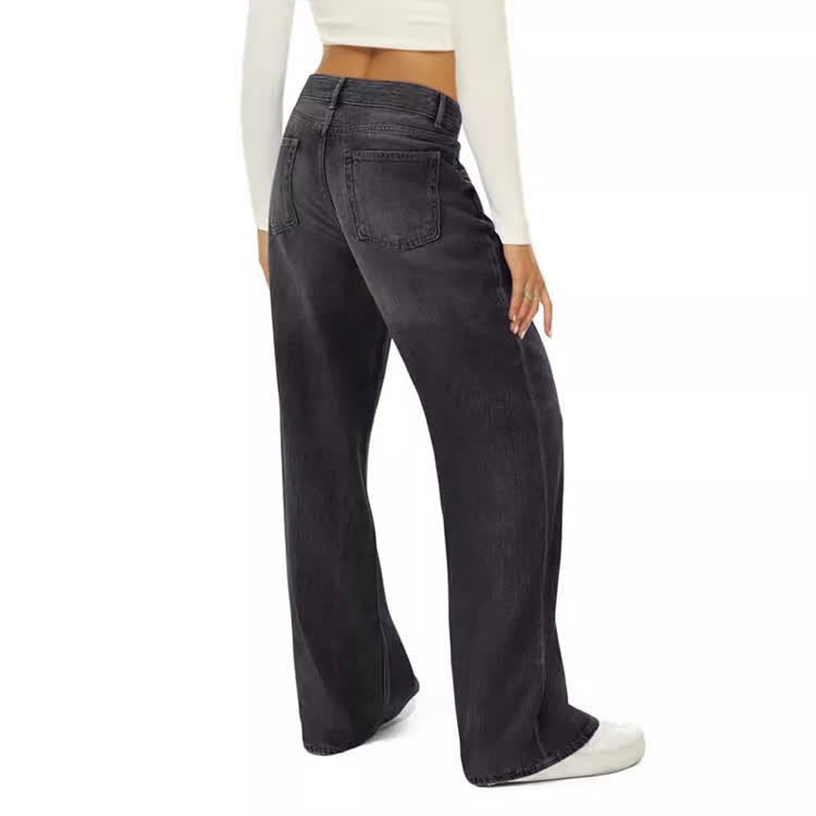 Women's Wide Leg Classic Jeans - image 3