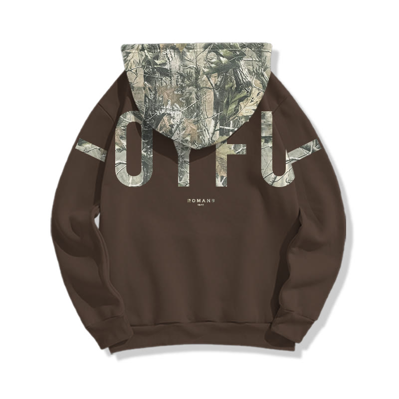Joyful Romans 12:12 Dead Leaves Camouflage Print Hoodie - image 7