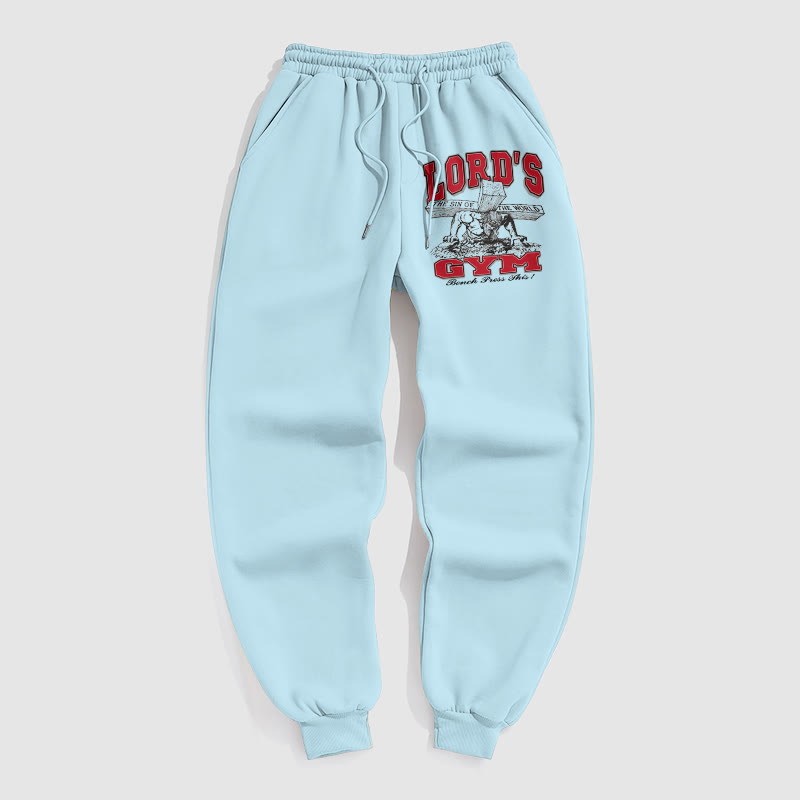 100% Cotton Lord's Gym Vintage Print Pants
